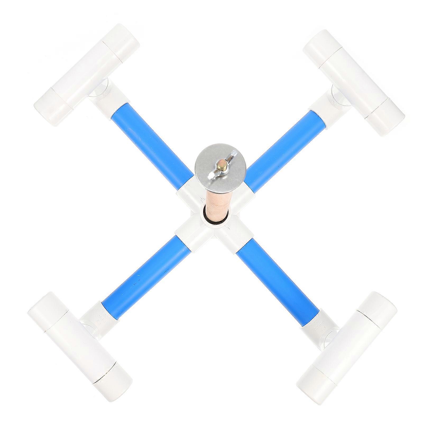 Rotatable Birds Toy for Pet Cage Made of Plastic Assorted Color Educational Parrot Plaything 1Pc