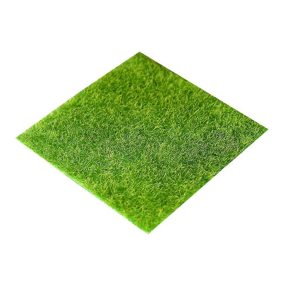Artificial Grass Decoration Miniature Ornament Small Greenery Decor Realistic Shape Green 1Set