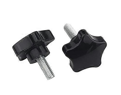 Sicherheitsschrauben M4 M5 M6 M8 M10 M12 Rändelschraube 10 Stück Kunststoff Kohlenstoffstahl Gewindeklemmschraube Sternkopf M5X2