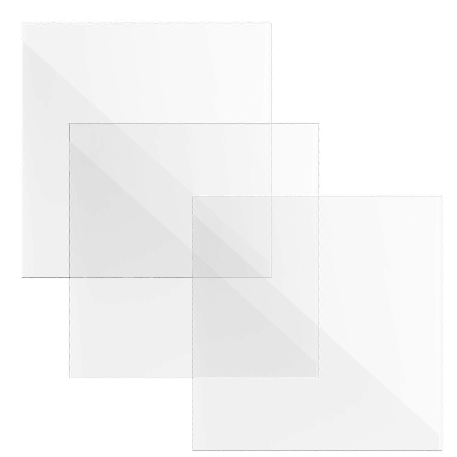 Transparent Plastic Shelf Separators for Cabinet and Shelves 3Set