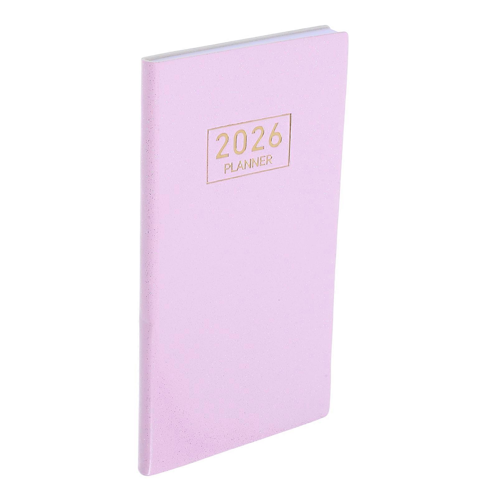 Elegant Compact Daily Planner Notebook – Faux Portable Organizer for Work, Academic & Personal Use with Reliable Binding for On the Go Planning