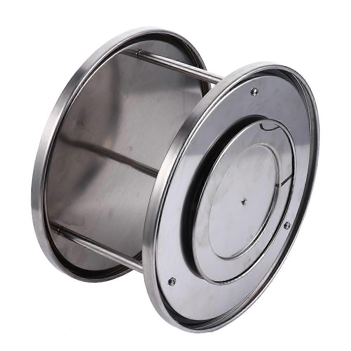 Double Layer Turntable Plate Rack Kitchen Rack for Storage 1Pcs Stainless Steel
