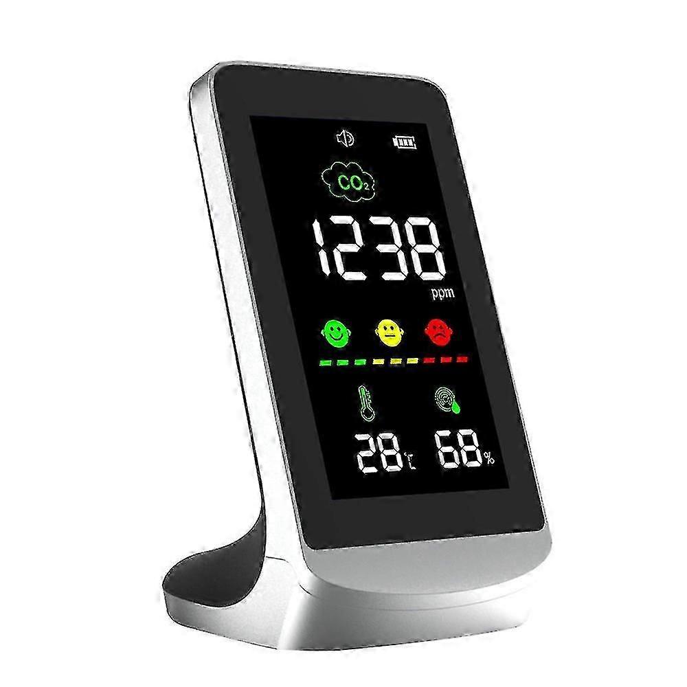 High Sensitivity Portable Smart Desktop Air Monitor Indoor Air Quality Home Analyzer Co2 Sensor Carbon Dioxide Detector