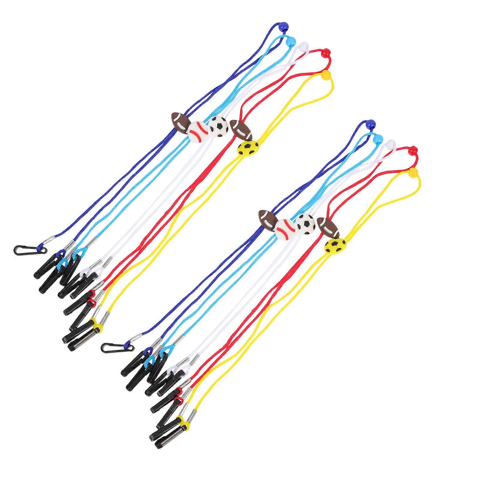 Sevimli Gözlük Askıları Elastik Gözlük Askıları Erkek Kızlar İçin Basit Stil 32.00X2.00X0.50cm 10 Adet