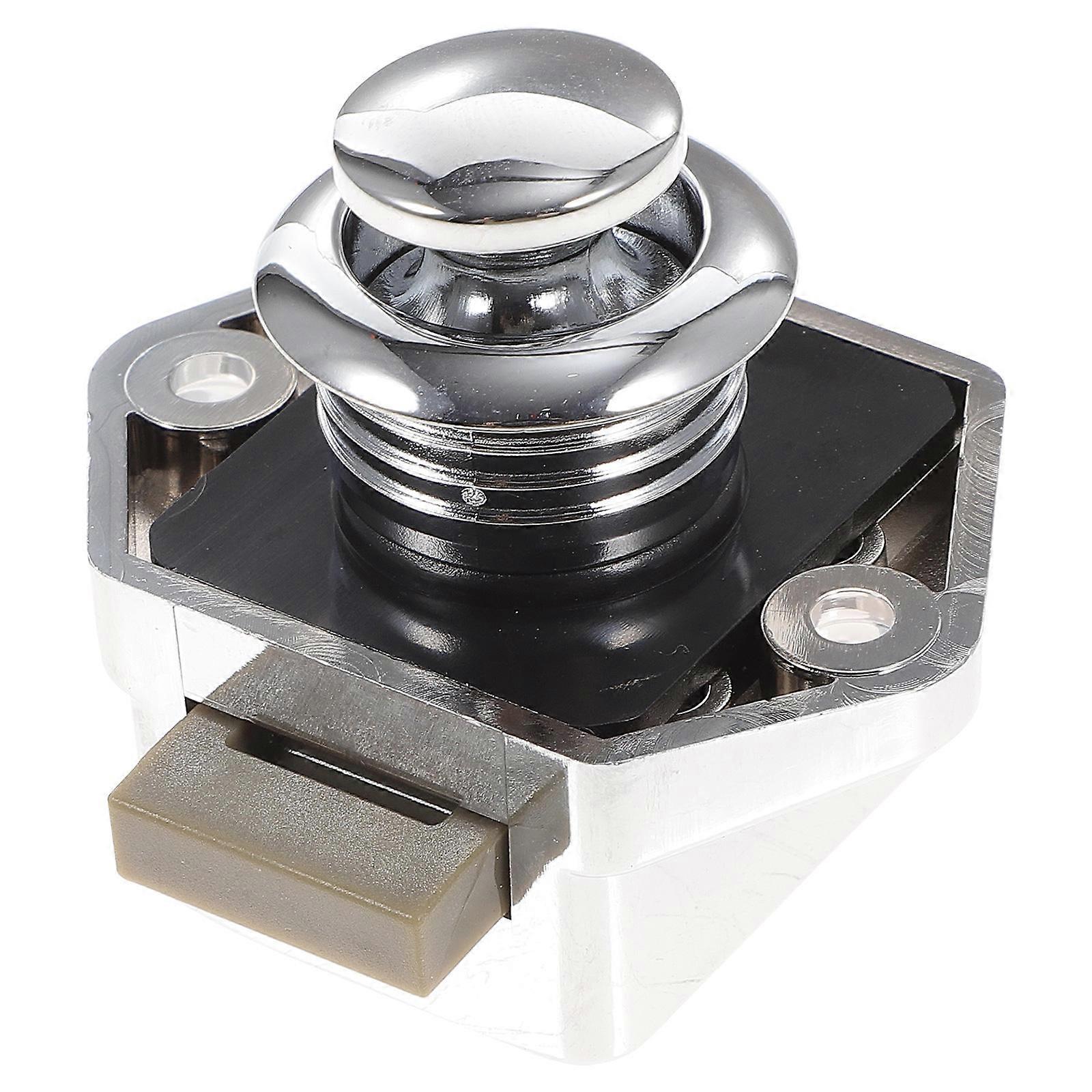 Push To Open Cabinet Latch Lock Durable Construction For Yacht 1.9×1.6×1.6in 1Set