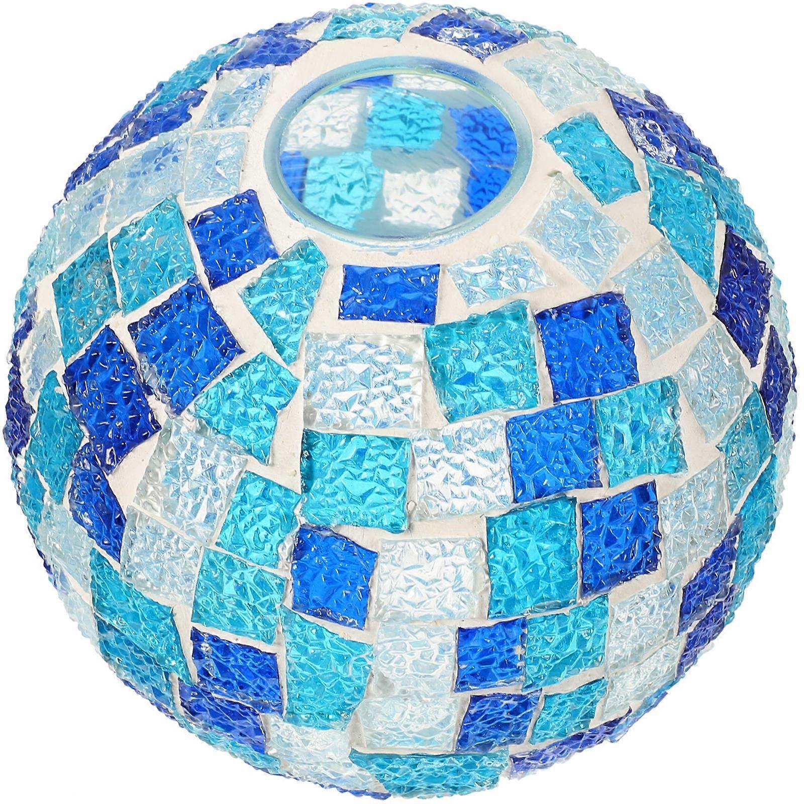 Small Lampshades For Bedside E26/E27 Base Compatibility Dust Protection -Blue Color Shape 1Set