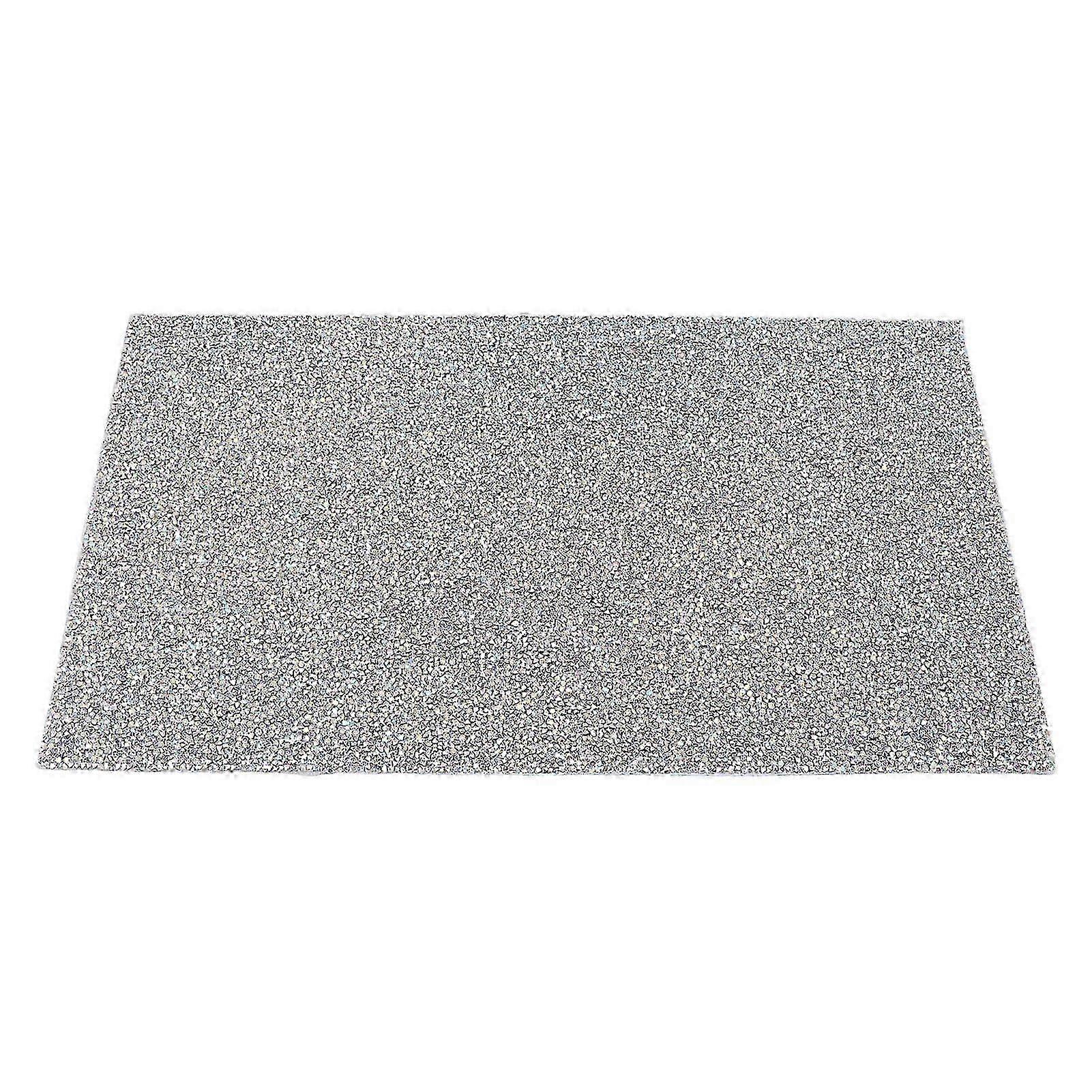 Rhinestone Table Mat for Photography Props - Bling Silver Sparkle Crushed Placemat