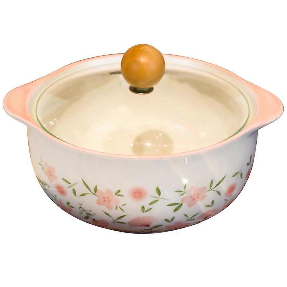 1 Set of Ceramic Noodle Bowl Convenient Ramen Bowl Kitchen Delicate Soup Bowl Food Supply