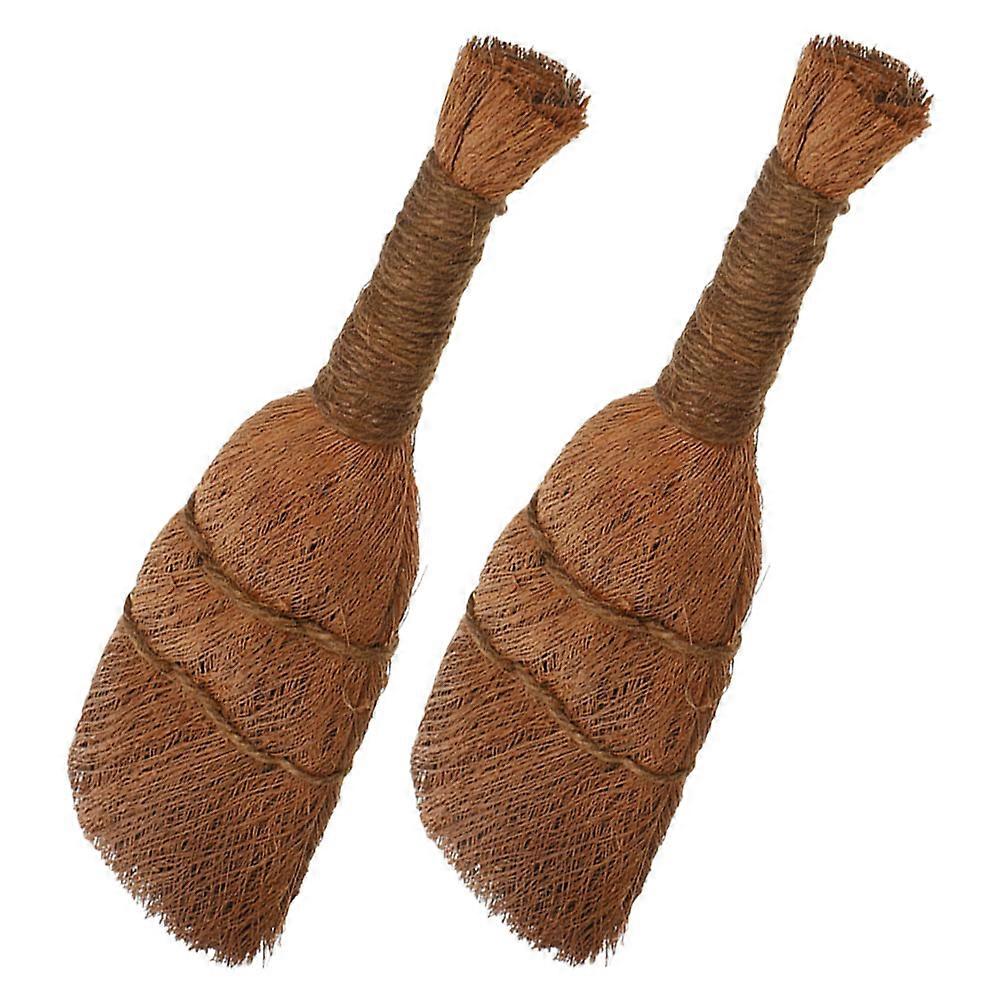 2pcs Multi Function Bonsai Cleaning Brush for Garden and Flowerpots – Durable, Ergonomic Design for Efficient Cleaning and Dust Removal