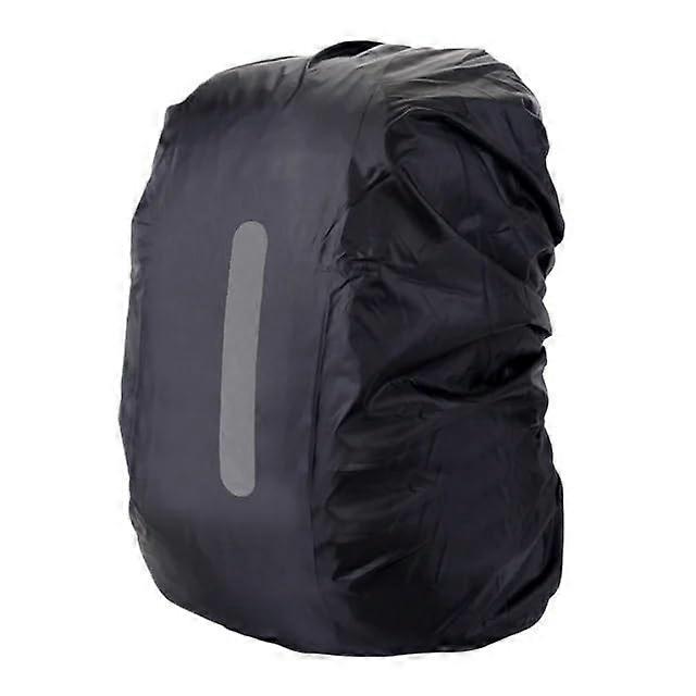 Backpack Rain Cover For Night Hiking Reflective Back Panel Waterproof Fits 26-40L Backpacks