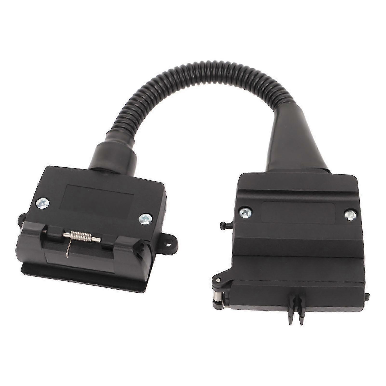 2025 12 pin to 7 pin trailer adapter plug and socket set for towing systems