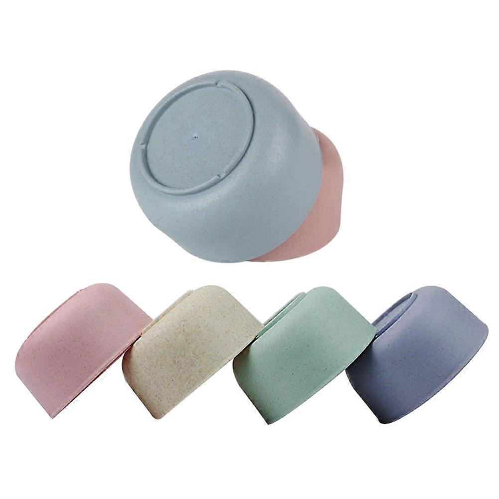 Straw Bowls for Kids Assorted Color Environmental Safety 6pcs Set