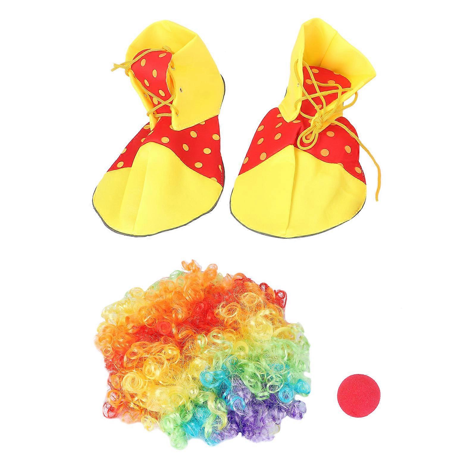 Carnival Cosplay Party Set Clown Outfit Dress Up 1Set