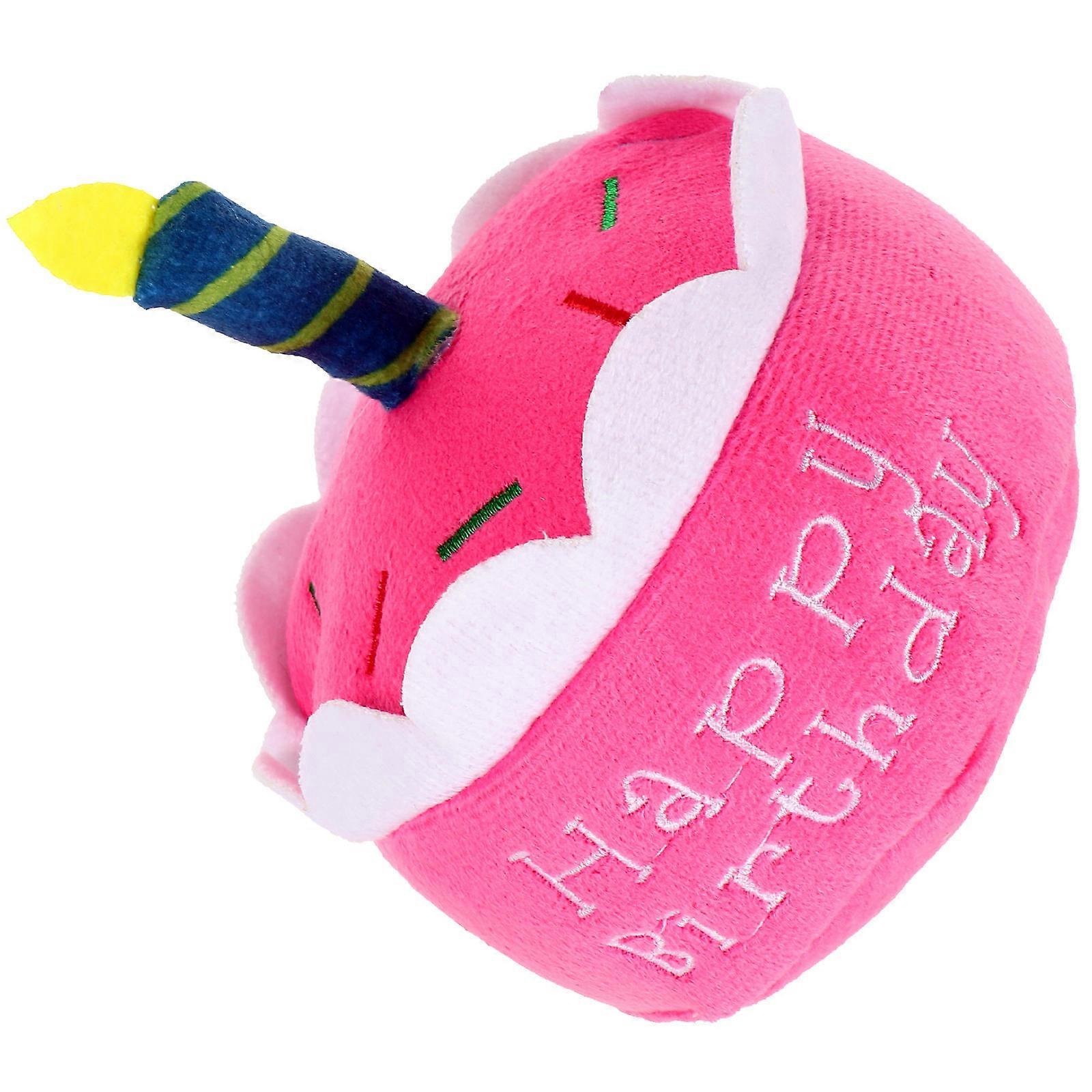 Cake Shaped Dog Toy Ideal For Birthday Parties And Photography Props 1Set