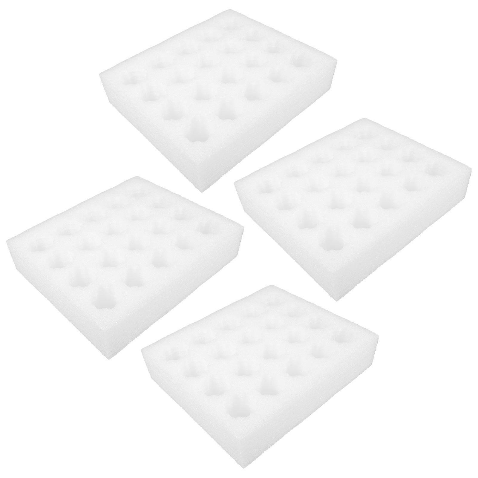 Reusable Egg Protective Tray with Lid for Storage Made of Thickened EPE Foam White 20 Eggs Perfect for and Organization