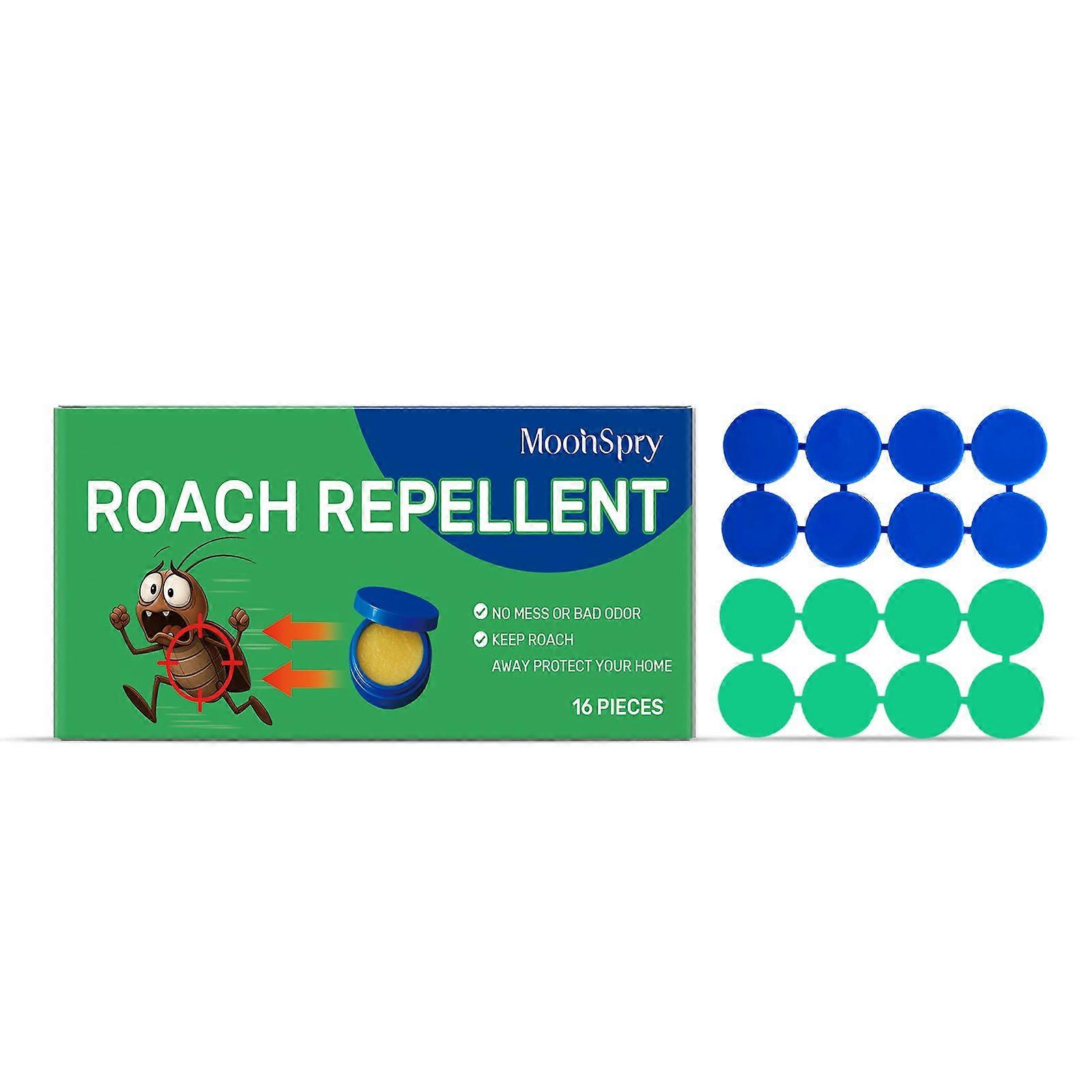 Cockroach Repellent, Roach Deterrent, Cockroach Repellent Indoor for House, Peppermint Repel Roach Get Rid of Roach Repeller, 16pcs