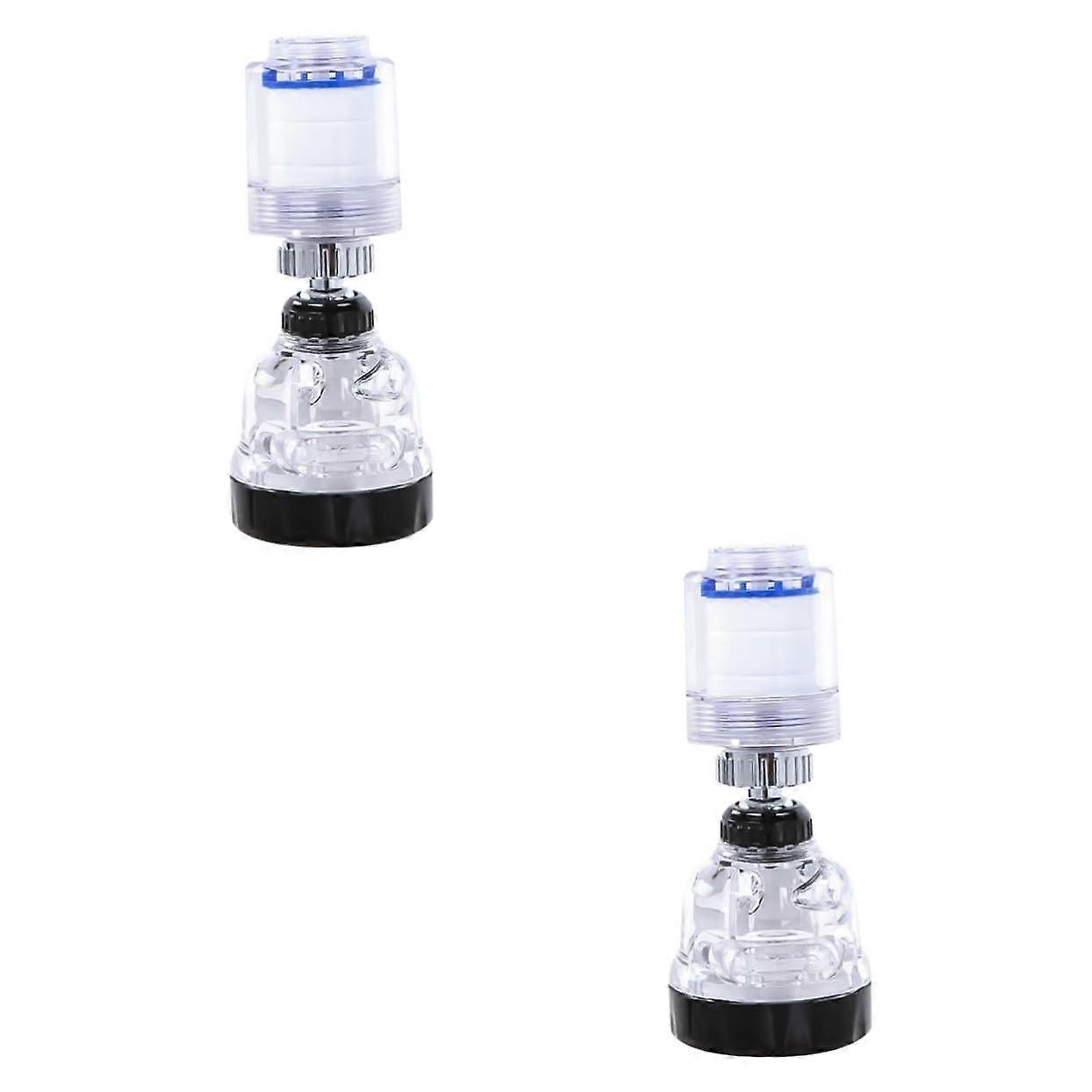 2 Pcs Tap Filter Water Filter for Sink Strainer Tap Taps Water Purifier White