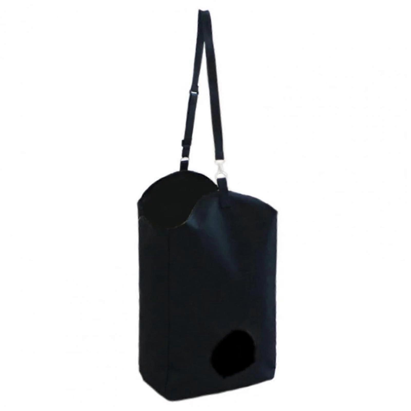 Horse feed bag, hay bucket with adjustable strap, large feed hay storage, slow feeder bucket, hay storage