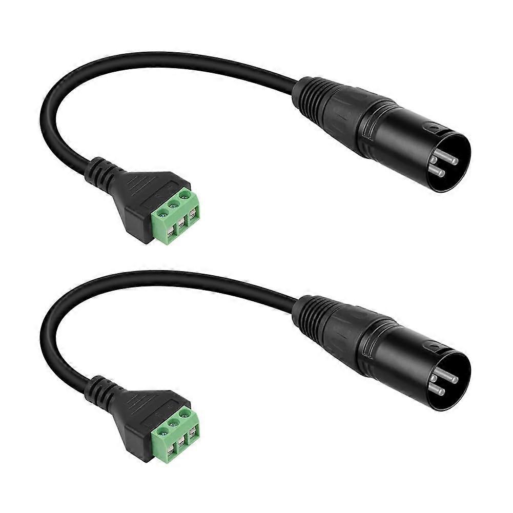 3pin XLR terminal adapter for studio microphones, speakers, live recording