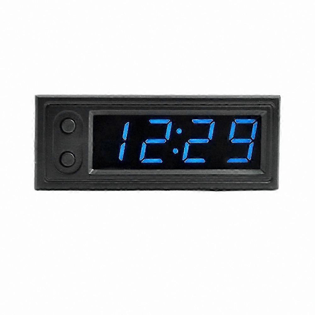 LED Car Clock with Temperature and Voltage Display for Auto Accessories