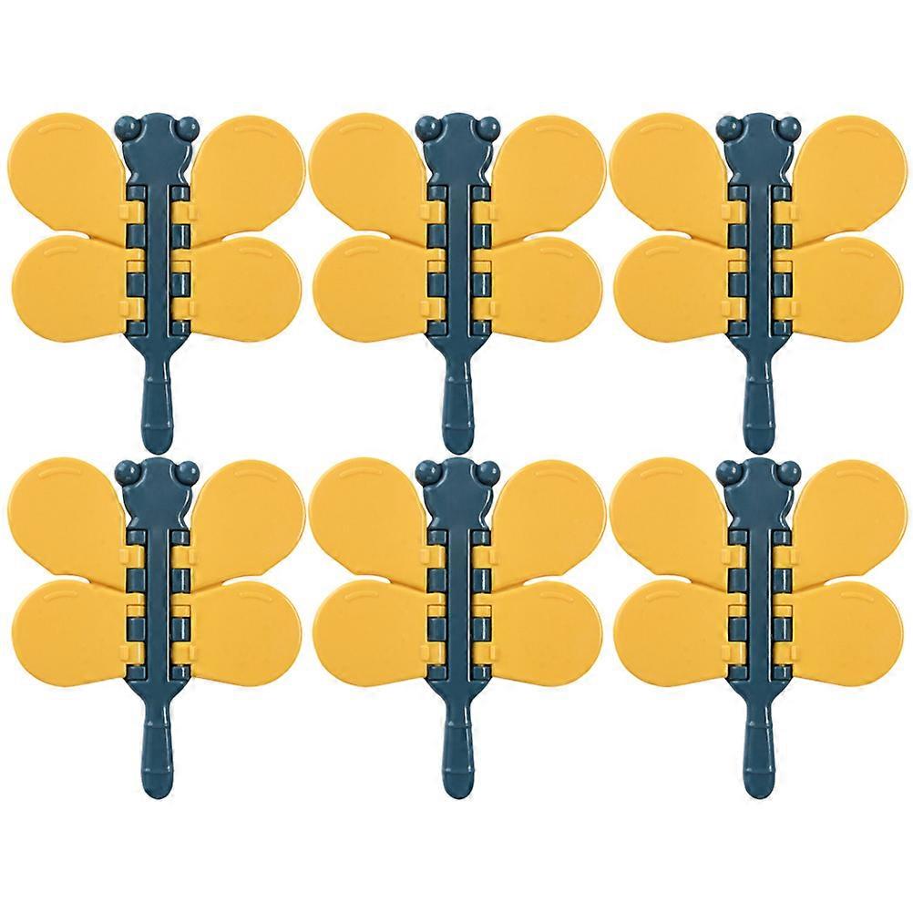 Sliding Window Door Lock 6Pcs Adhesive Child Safety Lock For Home Interior Use 11X9.8Cm Compact Design