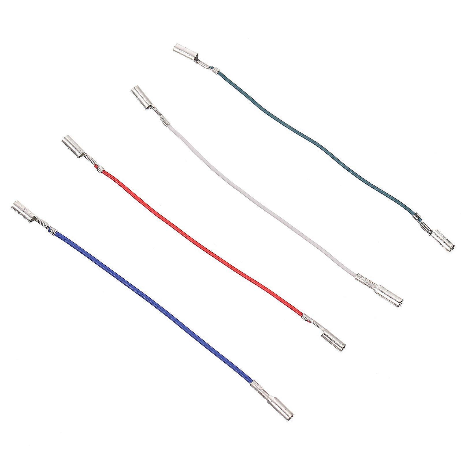 Durable Phono Lead Wires Ideal For Home Audio Setup And Music Enthusiasts With Signal Transmission Function In Assorted Color 4Pcs