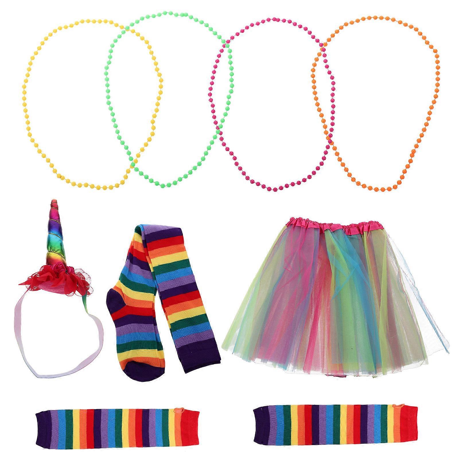 Women'S 80s Style Fancy Dress Accessories Designed For Halloween And Party Occasions In Assorted Color Made With Polyester 1 Set