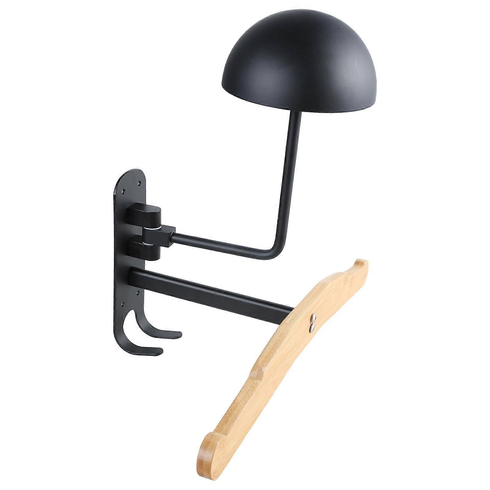 Helmet Hanger Helmet Rack Wall Mount Helmet Display Hanger Helmet with Hook 180 Rotation Ref: 8438