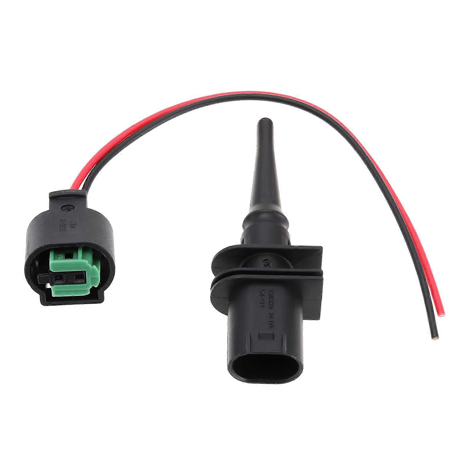 Ambient Air Temperature Sensor and Plug Cable 61138365340 Compatible with BMW MINI Pack of 2