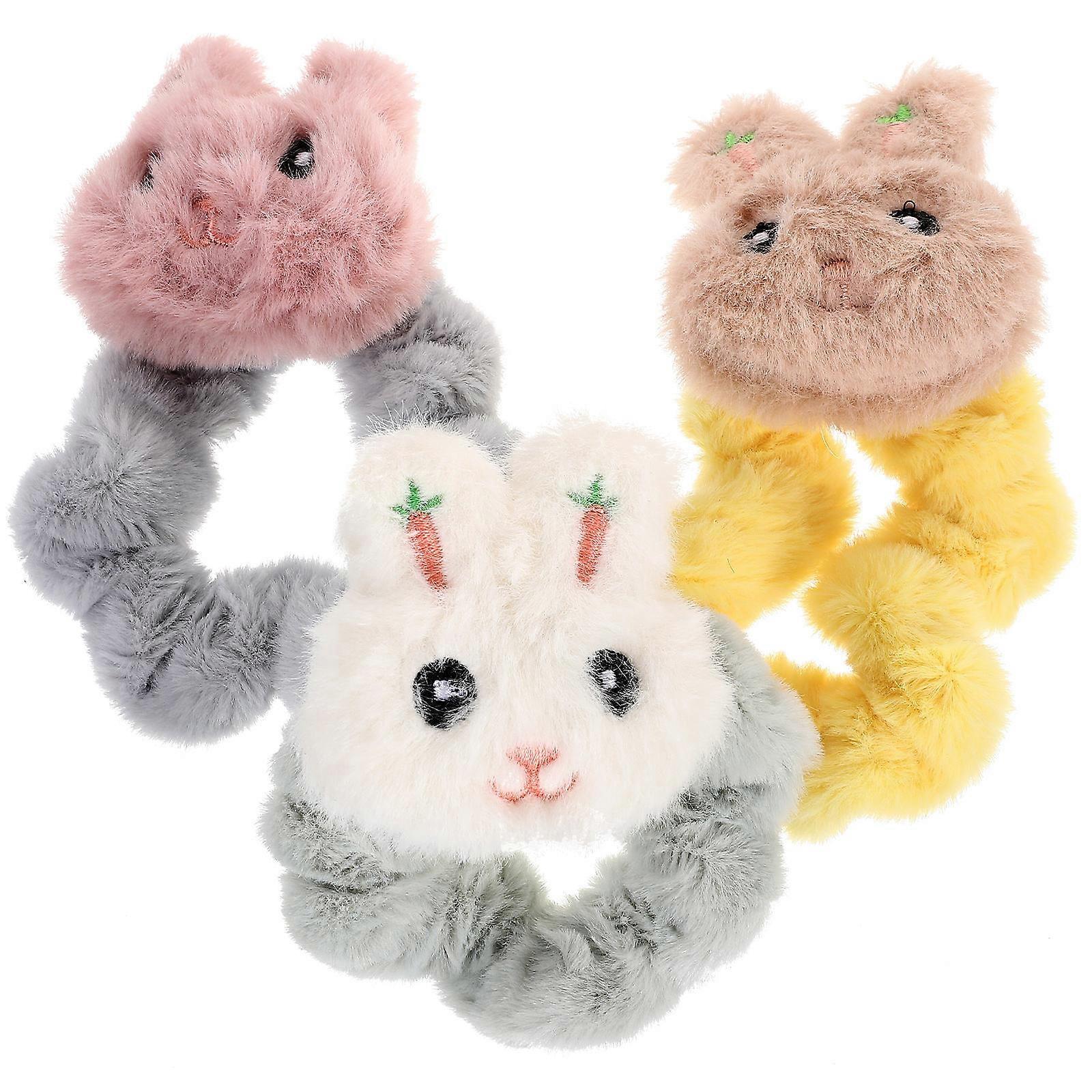 Assorted Color Hair Accessories Rabbit Headpiece For Various Occasions Cuteness Three Pack 3Pcs