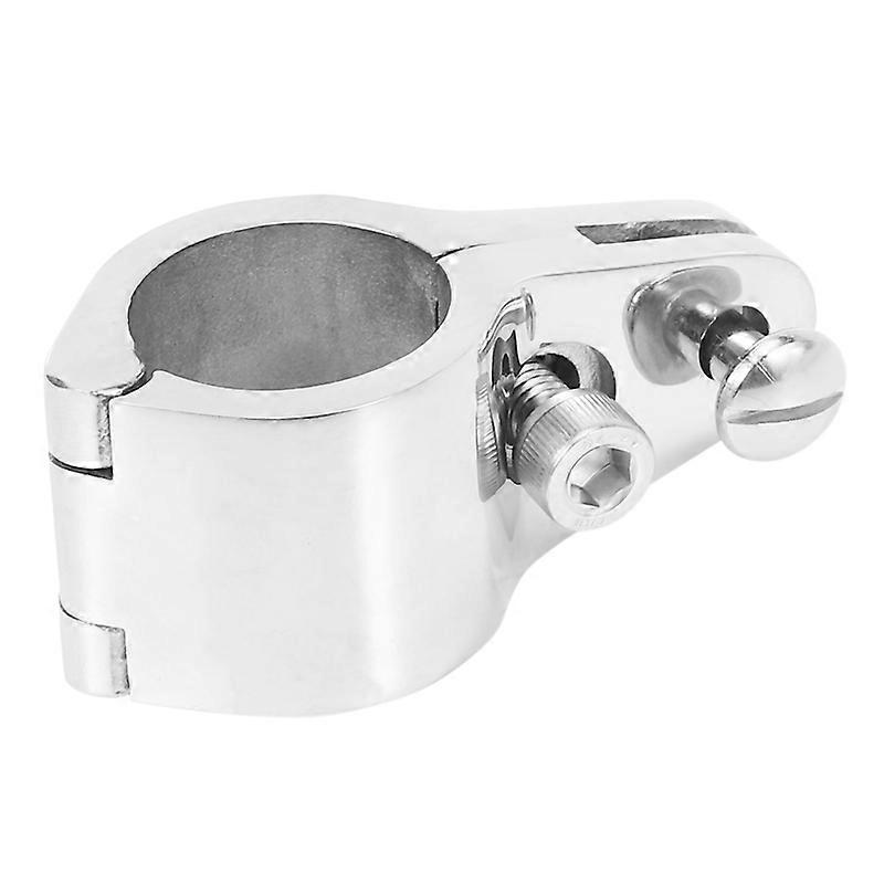 25mm Boat Fitting Bimini Top Hinged Jaw Slide Marine Hardware 316 Stainless Steel With 2 Screws Easy Installation