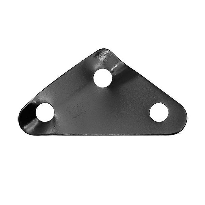 Outdoor Aluminum Alloy Triangle Buckle Tent Canopy Windbreak Rope Stop Slip Piece Pull Rope Buckle Large Triangle Sheet Adjustment Buckle Black 10pcs