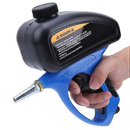 Portable Sand Blasting Gun Small Nozzle Pneumatic Handheld Gravity Feed