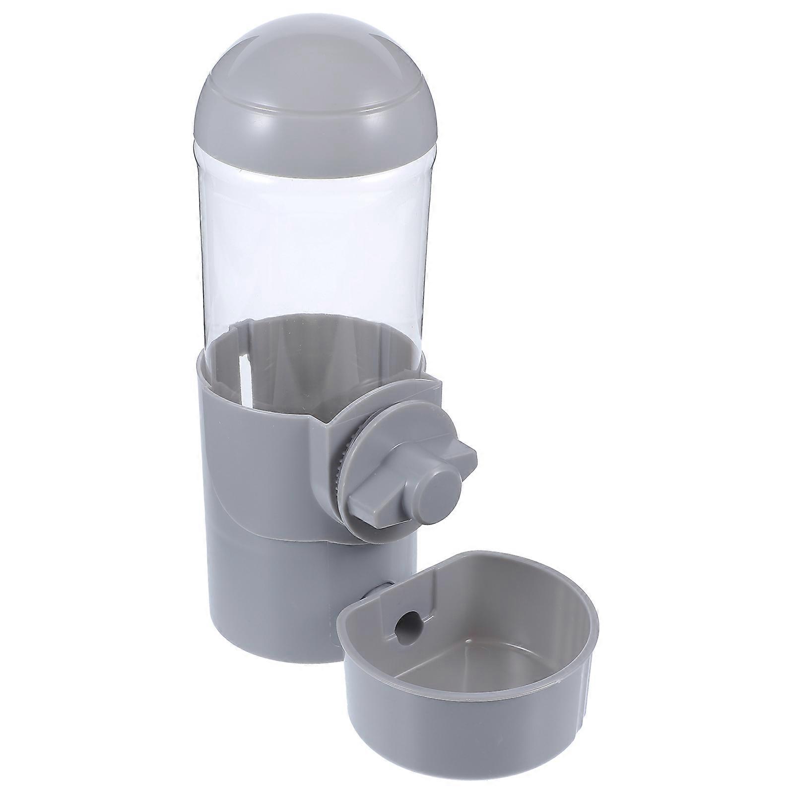 Hanging Dog Water Dispenser For Cats And Small Dogs In Dark Grey Made Of Odor-free Material Easy To Clean 1 Set