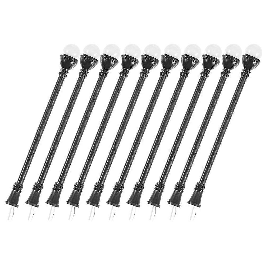 20Pcs Miniature Micro Landscape Lamp Decorative Lighting for DIY Enthusiasts Black Color Compact Size