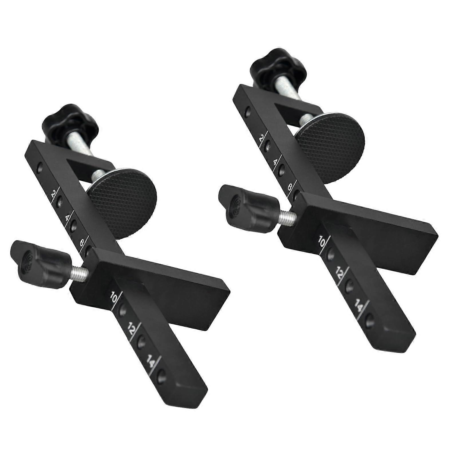 C-Clamp Desk Mount, Adjustable Woodworking Tool, Extended Size, 2-Pack, Compatible with Cabinet Frames