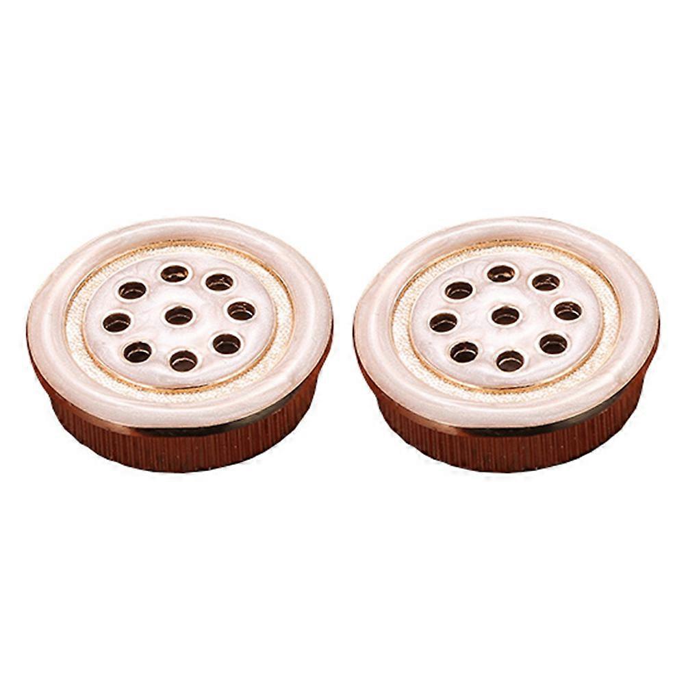Zinc Alloy Wardrobe Air Vents with Honeycomb Design for Home Use 2pcs Multi