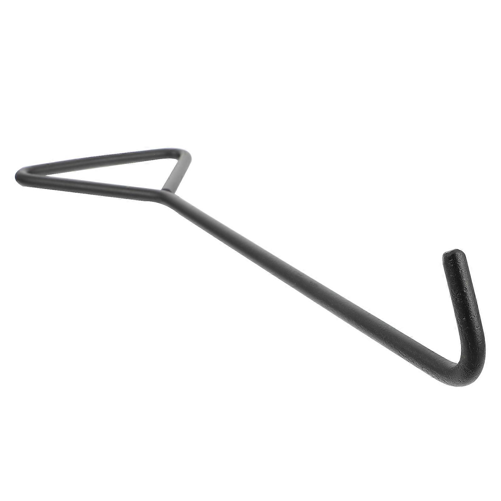 Manhole Cover Hook Tool Steel Pull Rolling Doors Tool For Maintenance Work 1Pcs