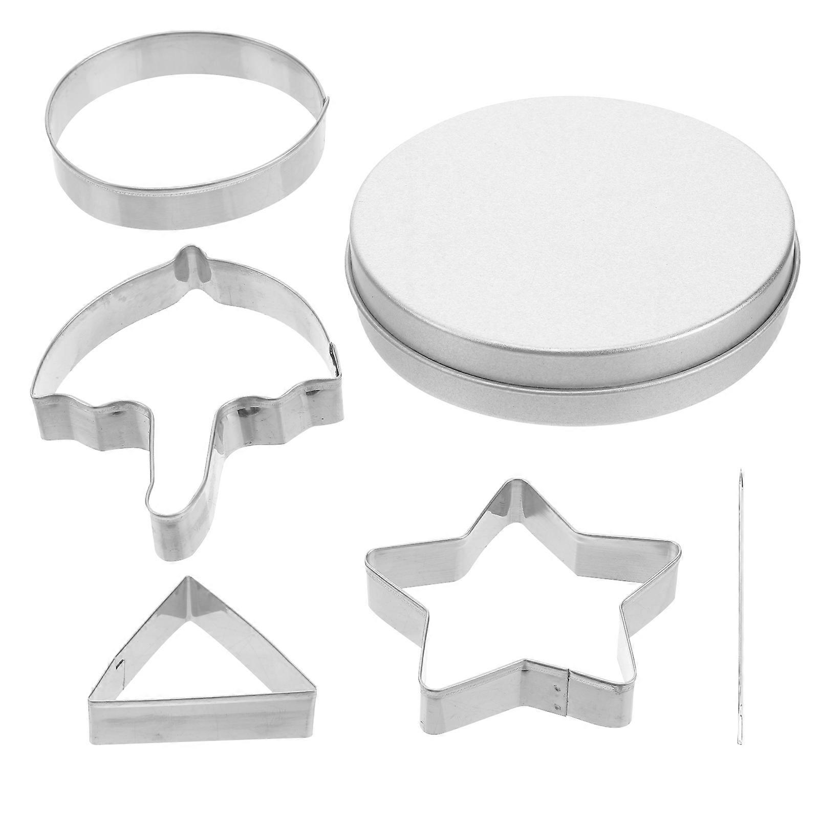 5.00X5.00X1.70CM Korean Sugar Candy Making Tools With Traditional Style Shapes For Professional Cake Shop Use 1 Set