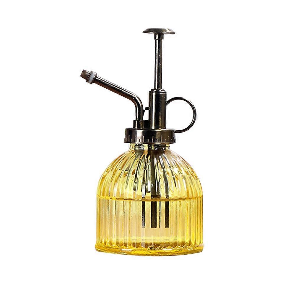 Sturdy And Durable Yellow Water Spray Bottle For Garden Use And Plant Watering With Retro Style 1Set