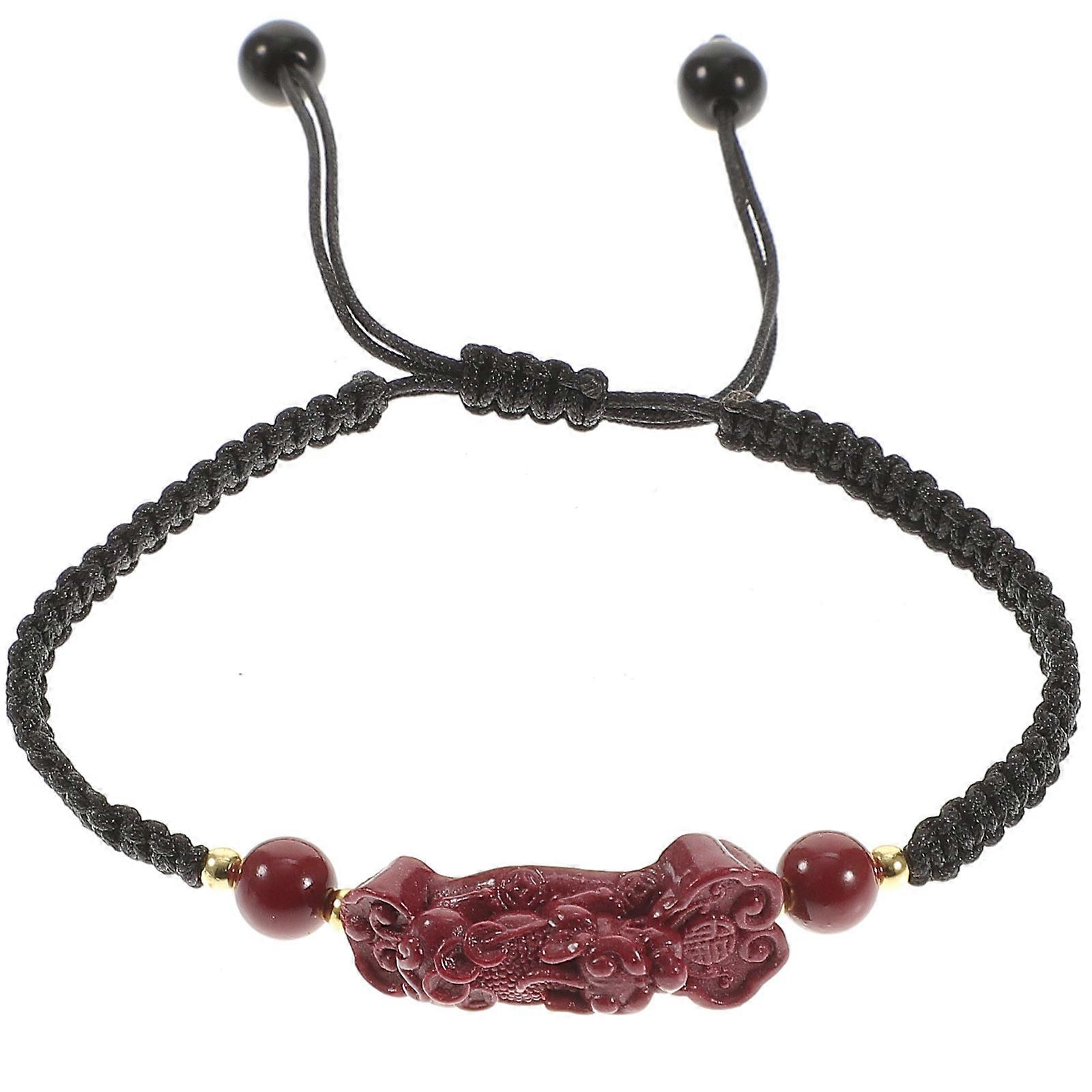 Brown Wealth Bracelet for Decoration Handwoven Adjustable String Rope One Size Fits Most