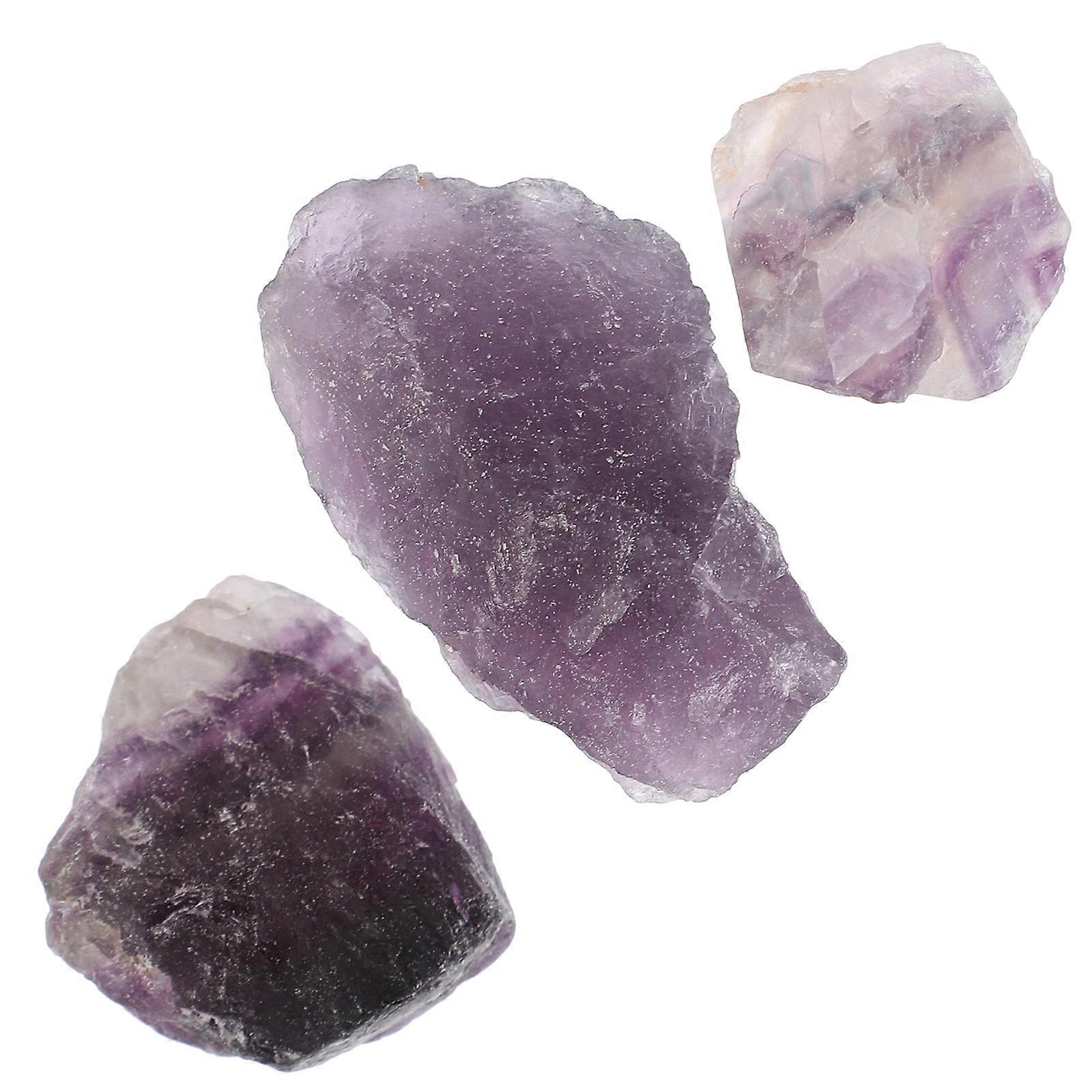 Crystal Decorative Stones Event Atmosphere Irregular Decoration Purple 1Bag