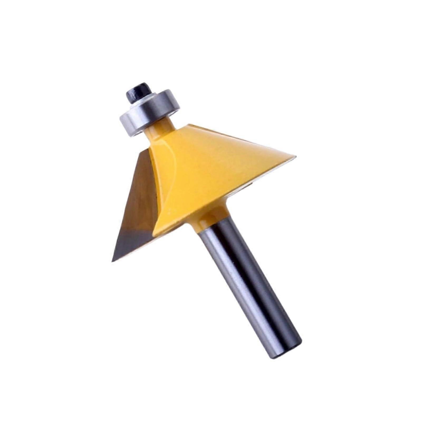 Fraeser Router Bit 8 mm Shank 45-Degree Bevel And Chamfer Edge Cutter For Woodworking Tools 1 Piece