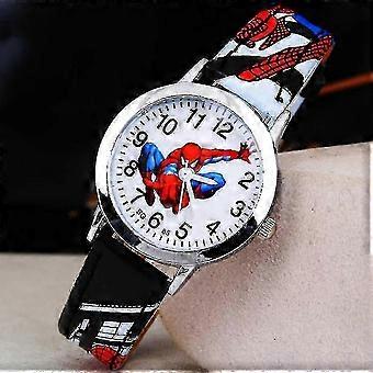 Kids Boys Spiderman Quartz Watch Wristwatch JJM