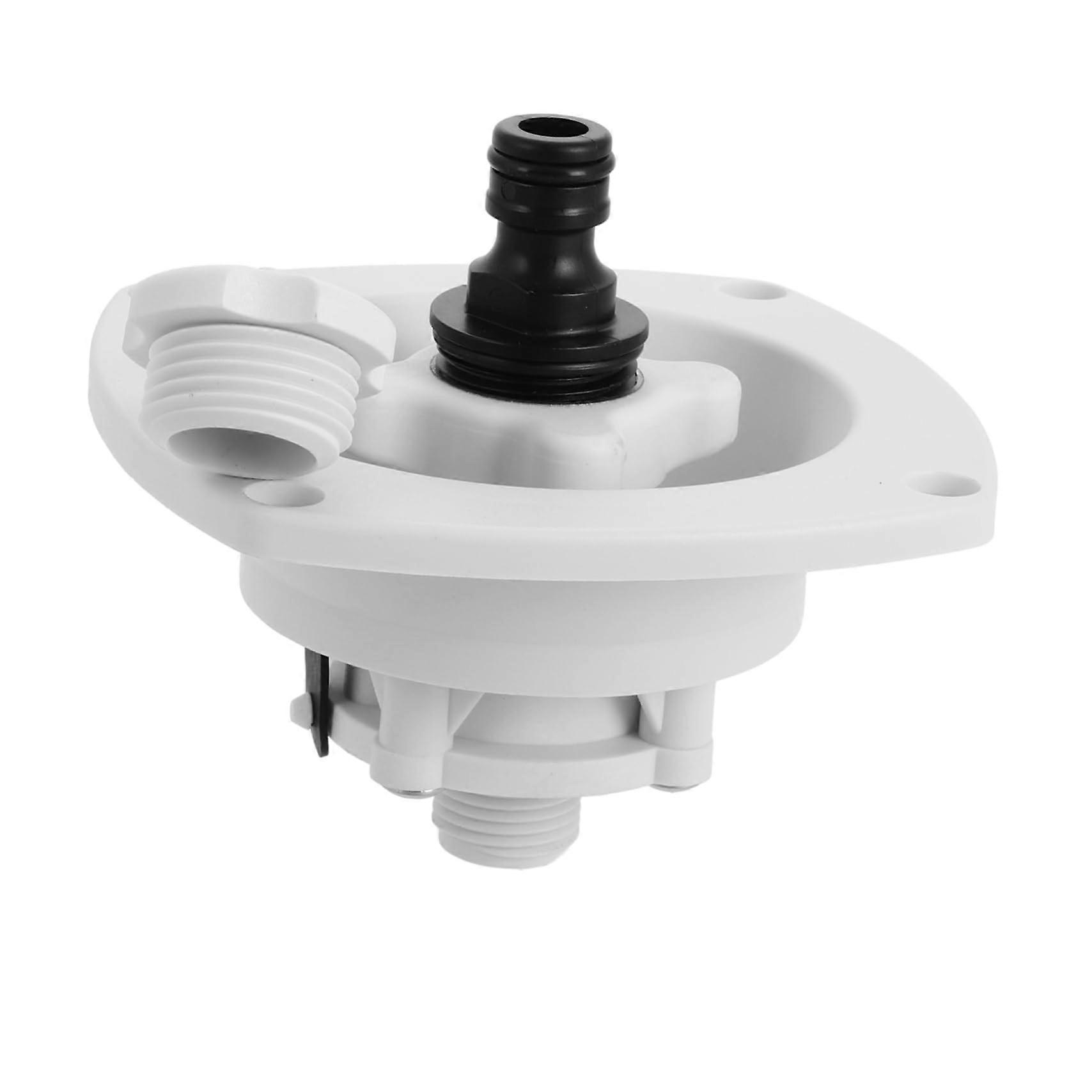 RV Water Inlet Connection Cap Set for Camper, Replaceable Water Fill Inlet, Rotating Design, Quick Connect Feature