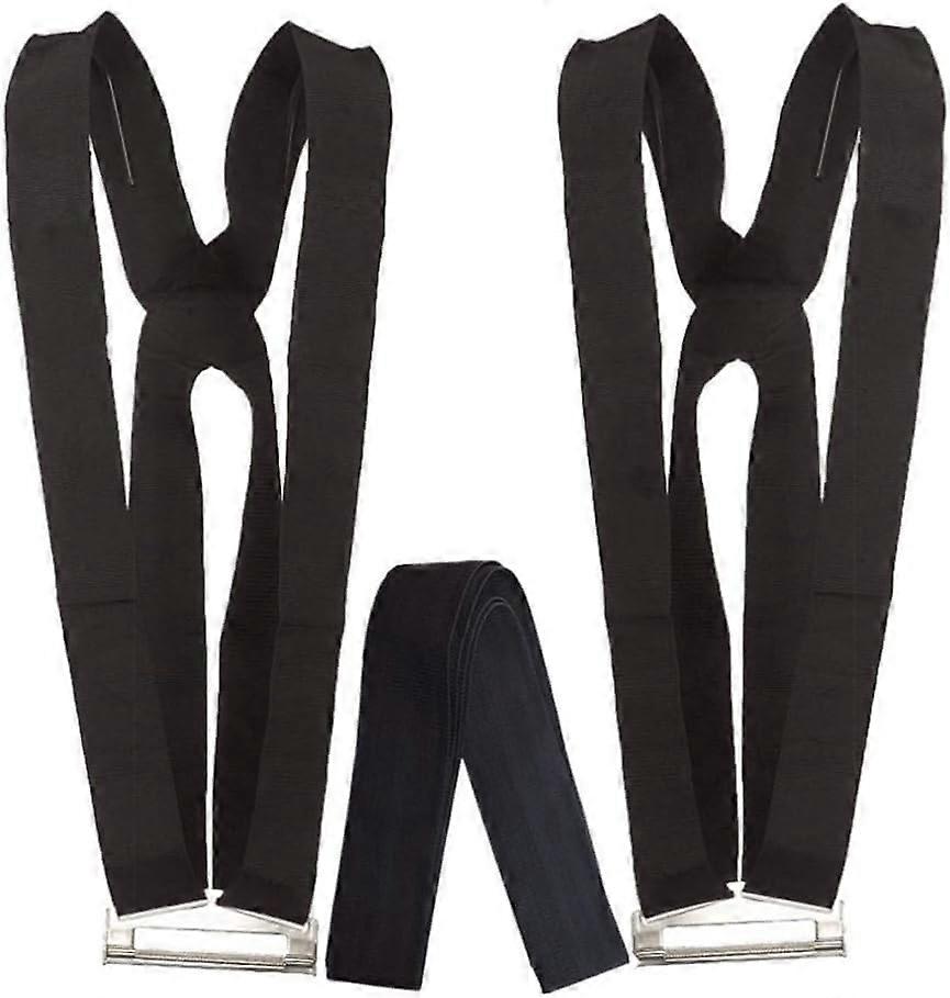 Lifting And Moving Straps Harnesses, 2 Person Heavy Object Carrying System, Hands-Free Adjustable Moving Straps