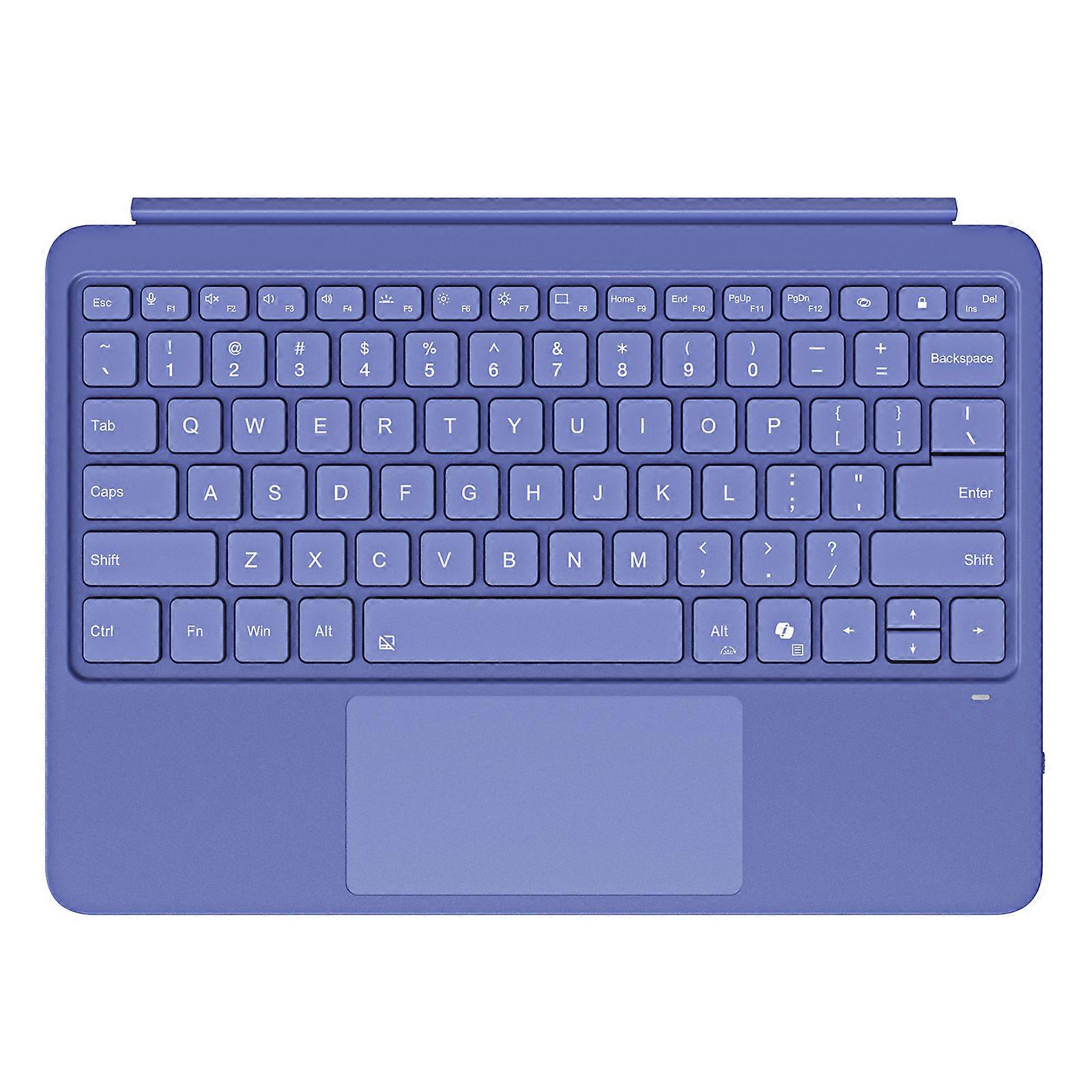 TKdaddy 3109-AS For Microsoft Surface Pro 12inch Bluetooth-Compatible Backlit Touchpad Tablet Keyboard Blue