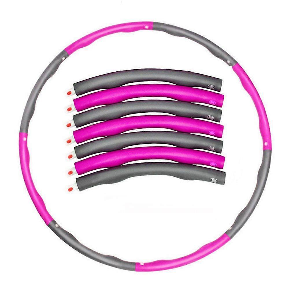 Adult fitness exercise hoops, adjustable exercise sections