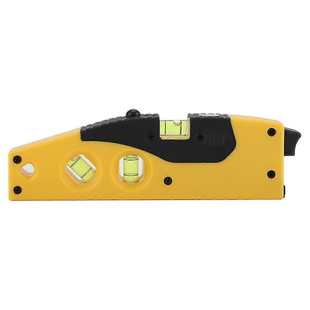 Cross Line Point Laser Level 7.6x2.2x1in Yellow with Tripod Stand