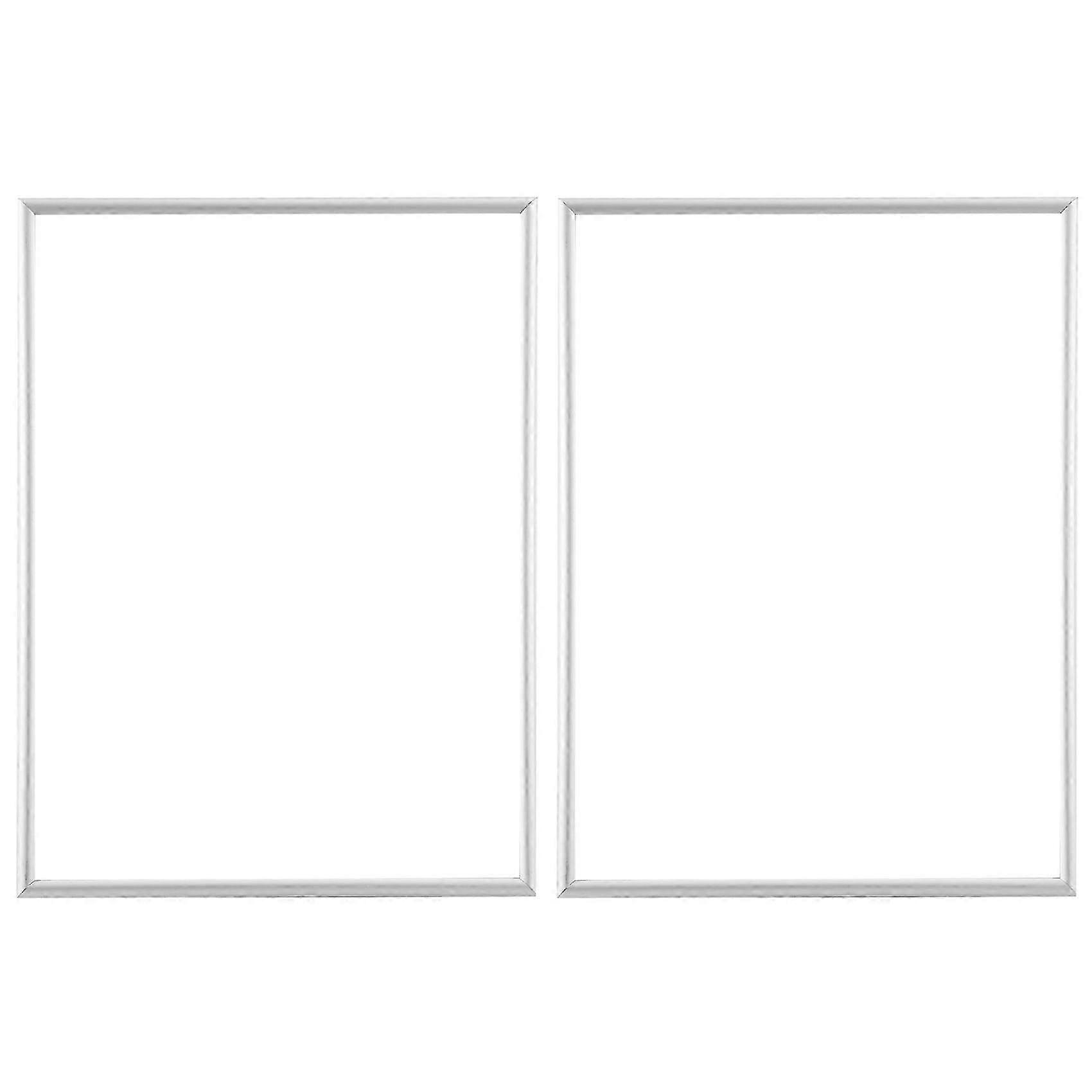 2 Picture Frames, A4 Silver Picture Frames, with Unbreakable s, Picture Frames for Family Photos, 21X30 CM